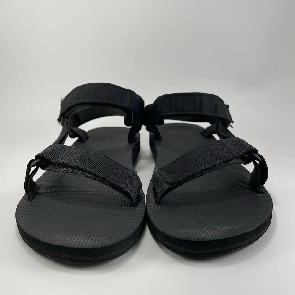 Teva Original Universal Active Sandals Mens Size 10 Black Strappy Athletic